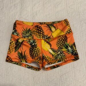 Fleo Nectarine Pineapple High Rise Original Shorts